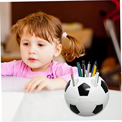 Football Desk Organizer, Creative Football Pen Holder, Desktop Soccer Shape Style Pencil Container, Multifunctional Pen Pencil Holder Football Desk Organizer, Creative Football Pen Holder, Desktop Soccer Shape Style Pencil Container, Multifunctional Pen Pencil Holder